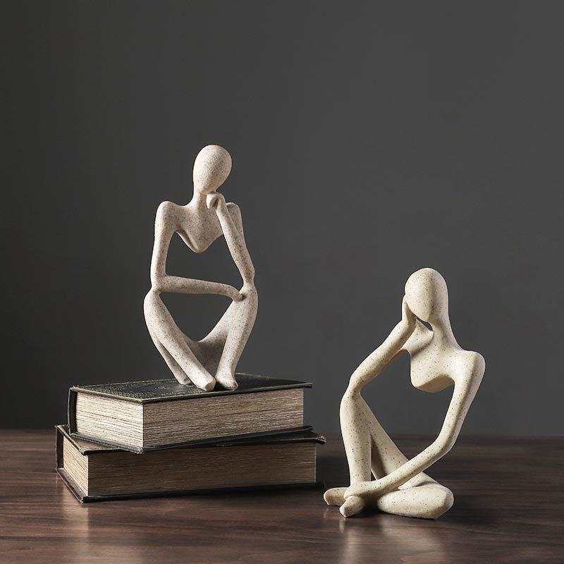 Abstrakte Tenker Skulptur