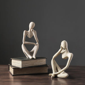 Abstrakte Tenker Skulptur