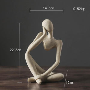 Abstrakte Tenker Skulptur