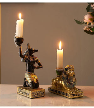 Gamle Egyptiske Lysestaker