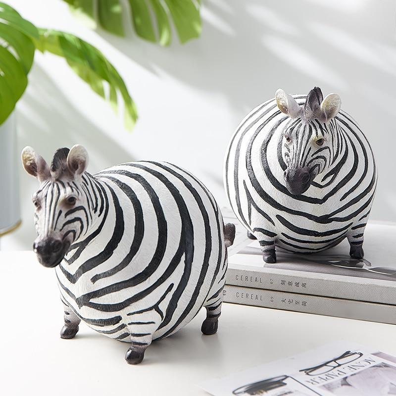 Modern Art Zebra Statue