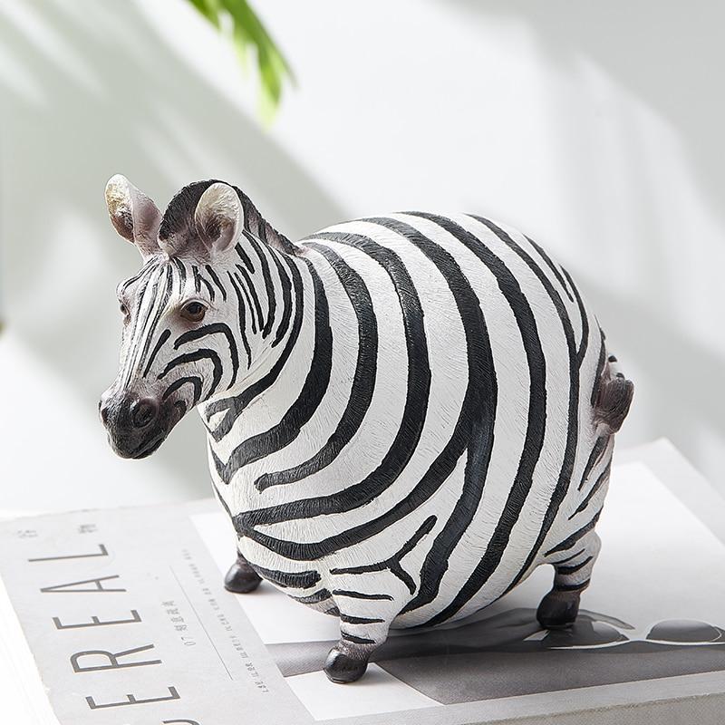 Modern Art Zebra Statue
