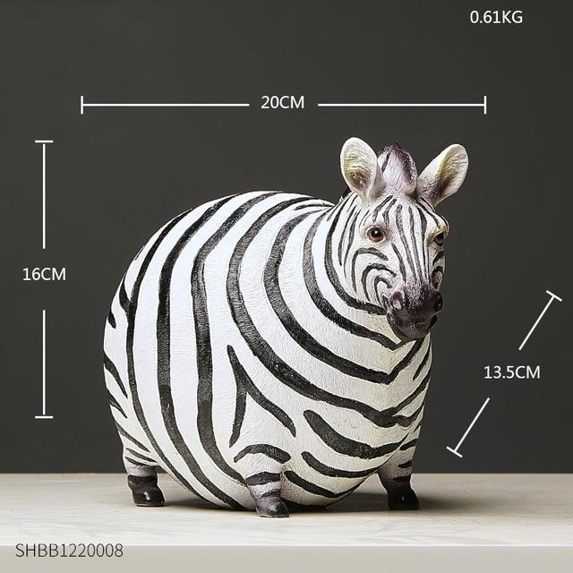 Modern Art Zebra Statue