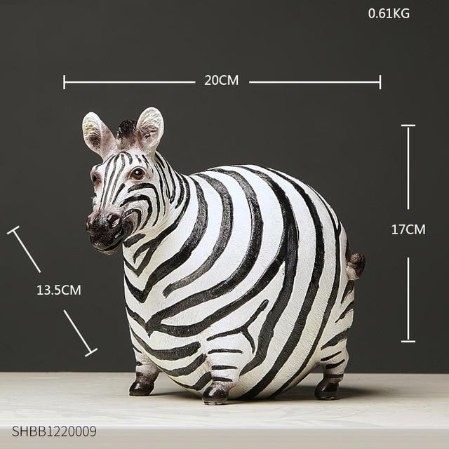 Modern Art Zebra Statue