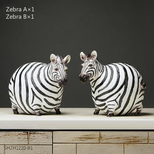 Modern Art Zebra Statue